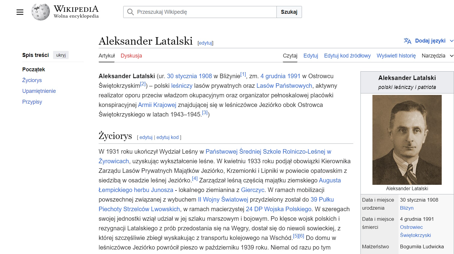 HISTORIA JEZIÓRKA NA WIKIPEDII!